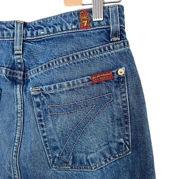 7 for All Mankind "Baby Jo" Havana Rigid Cropped Jeans - Picture 11 of 16